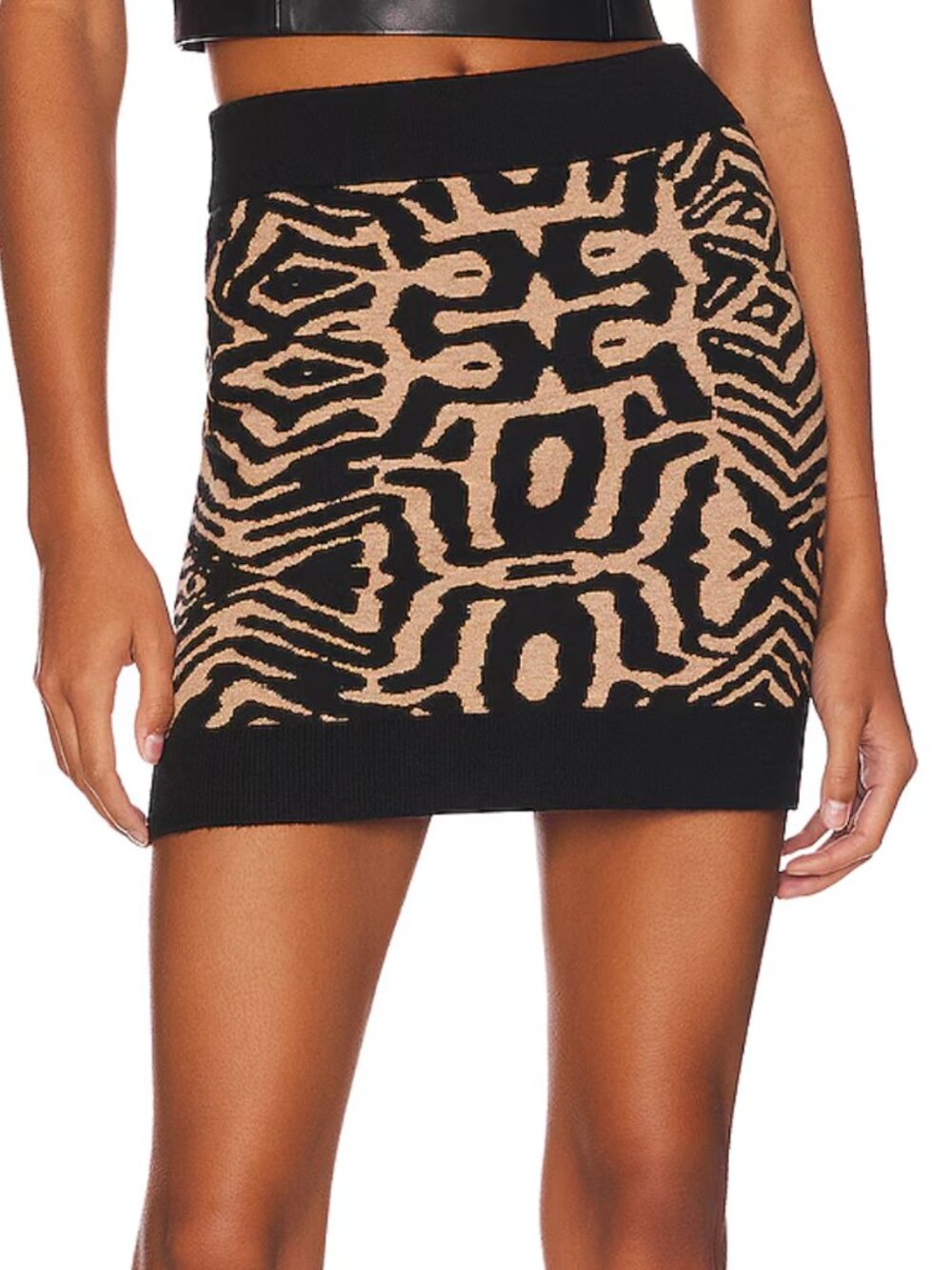 LITA by Ciara Women's Cheetah Print Mini Skirt